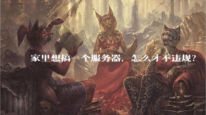 家里想搞一个服务器，怎么才不违规？